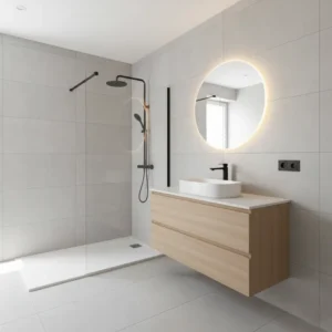 Reforma total de cuarto de baño, por Oppida Sostenible. Bizkaia