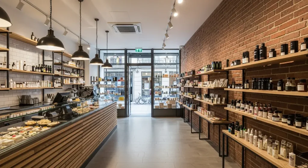 Reforma moderna de local comercial en Bilbao con diseño industrial