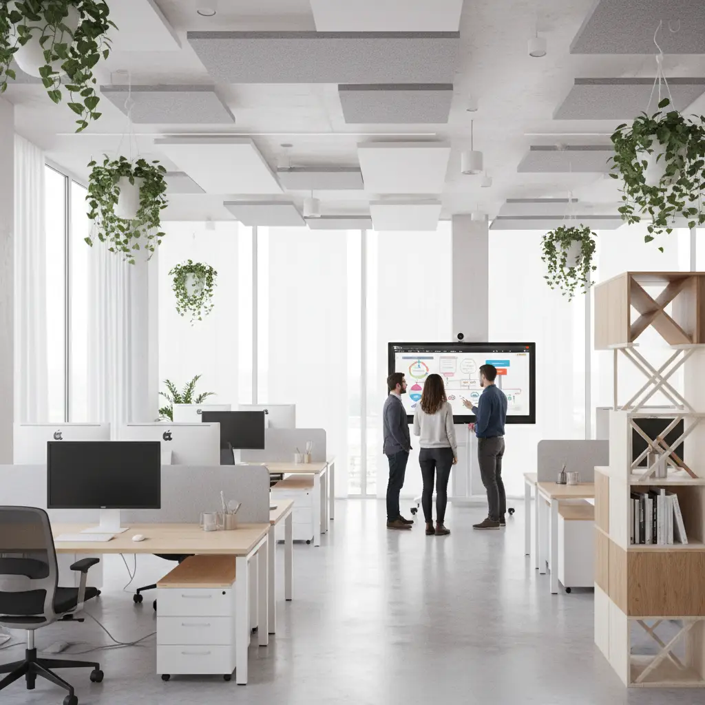 Oficina reformada en estilo open space con Oppida Sostenible